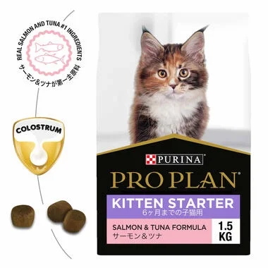 PRO PLAN® Kitten Starter Salmon & Tuna Formula Dry Cat Food 