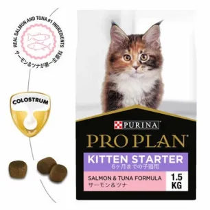 PRO PLAN® Kitten Starter Salmon & Tuna Formula Dry Cat Food 