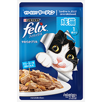FELIX® ADULT With Sardine in jelly 