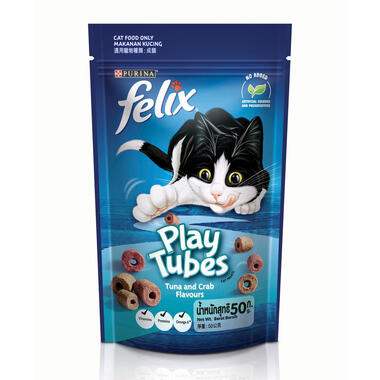 FELIX Party Mix Play Tubes with Tuna & Crab Flavours