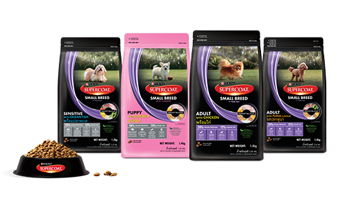 supercoat, purina one hero image, mobile